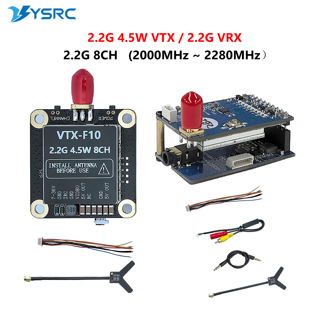 2.0-2.2G 4.5W VTX 8CH FPV Vide - Fpv Drone Receiver 评论和价格
