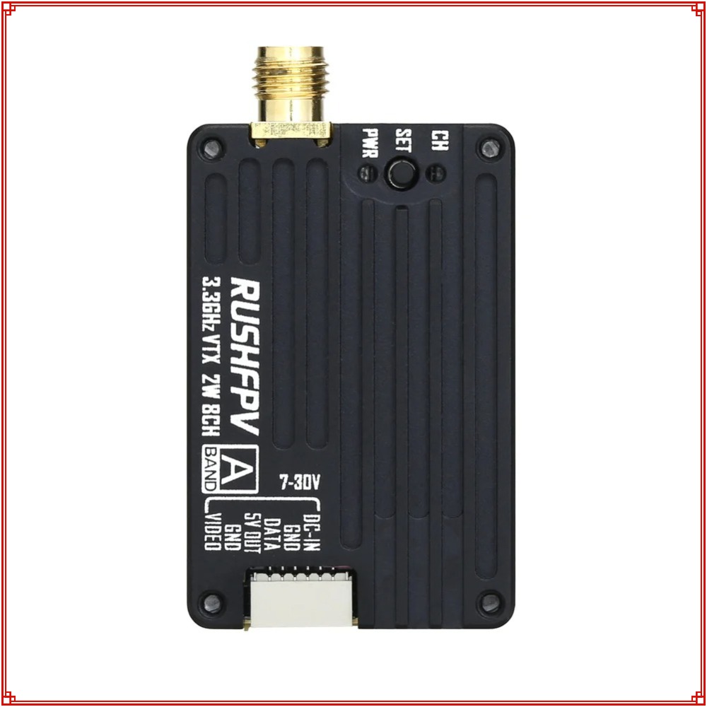 2026 New RUSHFPV 3.3G 2W VTX T - Fpv Drone Receiver 评论和价格
