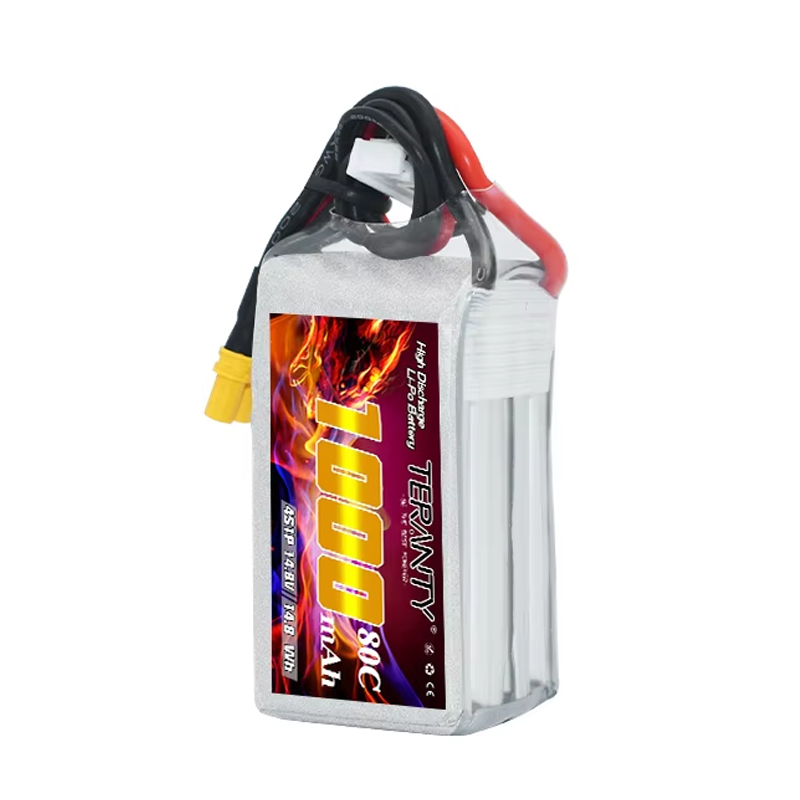 TERANTY 4S 1000mAh 14.8V 80C/1 - Fpv Drone Battery 评论和价格