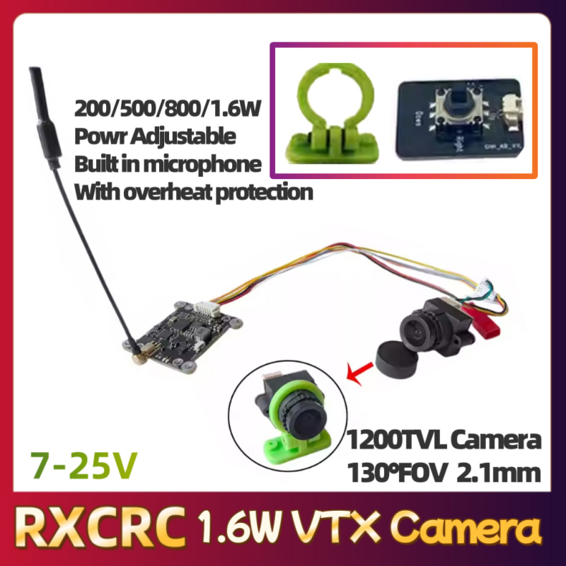 RXCRC 5.8G Module 48CH 1.6W VT - Fpv Drone Camera 评论和价格